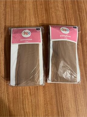 Circo Kids Brown Tan Pantyhose 2-Pack
